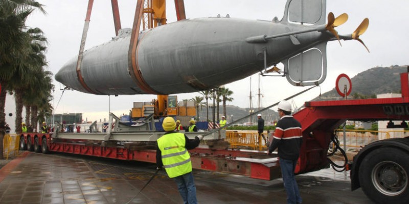 Marcaser - traslado de submarino