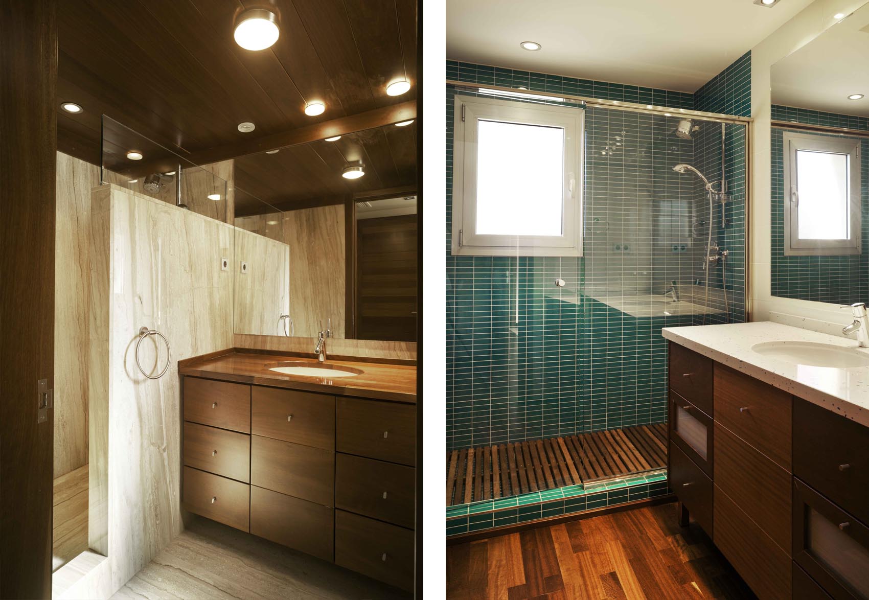 Marcaser - ducha y lavamanos de chalet