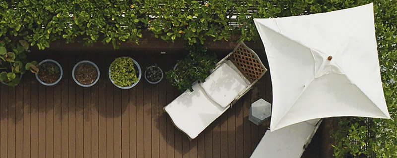 Marcaser - detalles para decoración de terraza