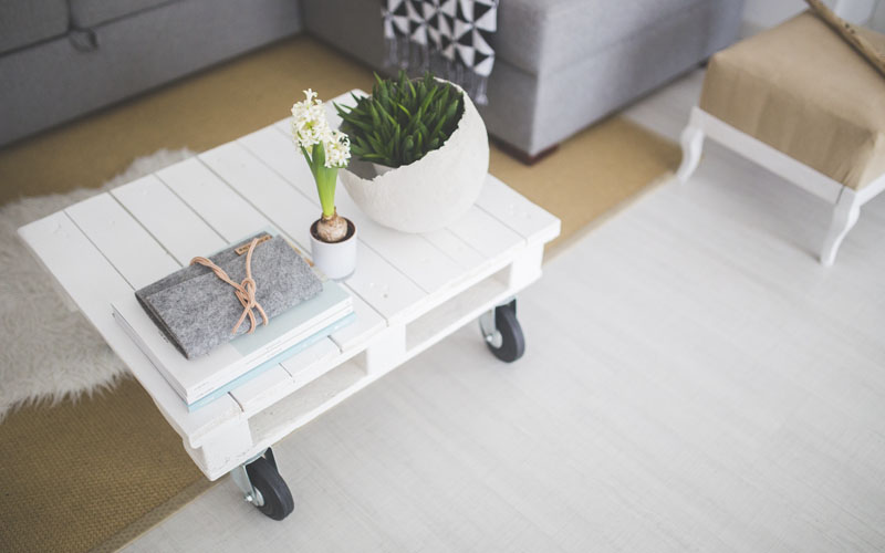 Marcaser - trucos natural en mesa de centro